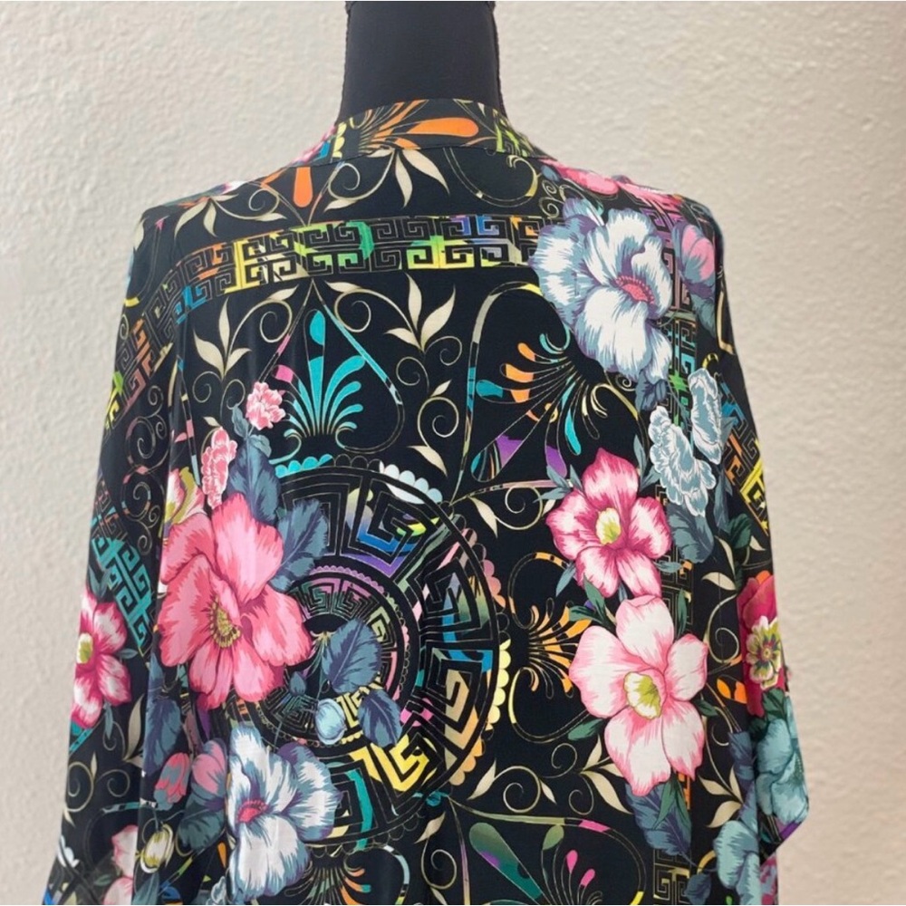 Johnny Was Floral Peace Kaftan small - Picture 7 of 9